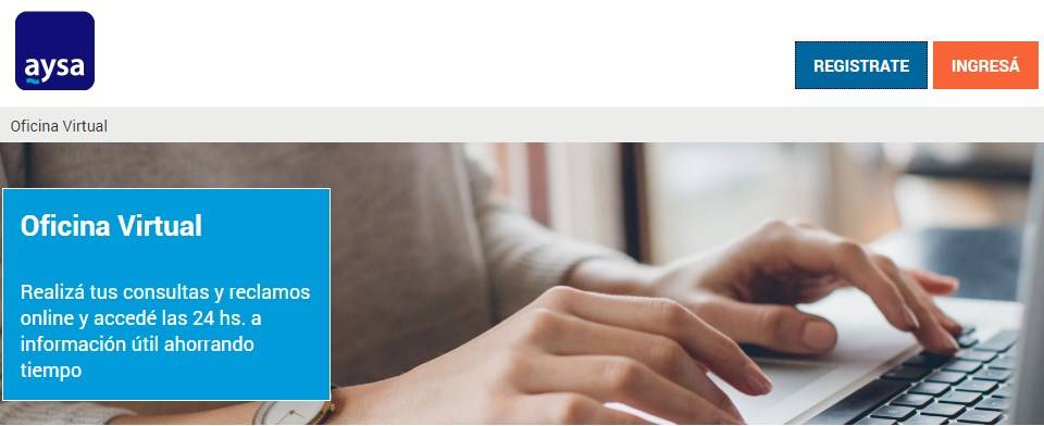 Acceder cuenta AySA online