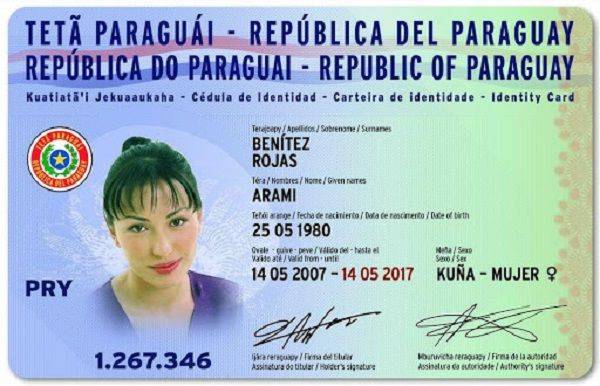 DNI pasaporte Encarnación Paraguay